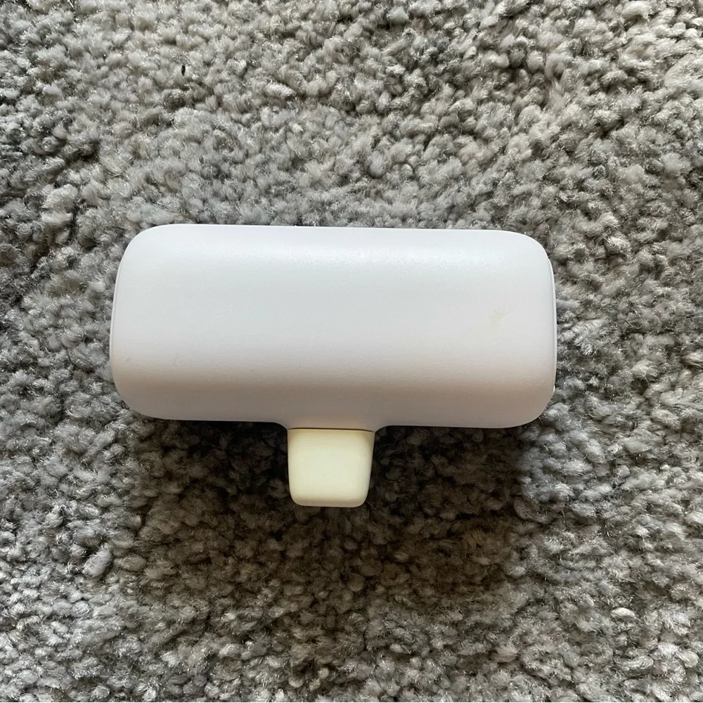 NWOT Small White Portable iPhone Power Bank